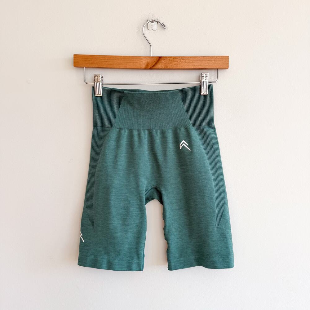 Oner Active Classic Stretch Seamless Biker Short Green XS